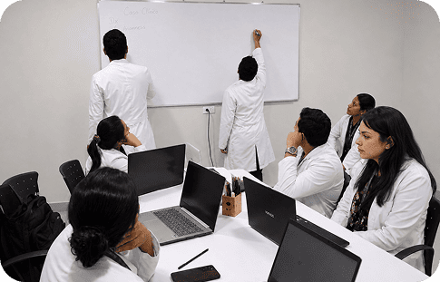 Capacitación del equipo médico